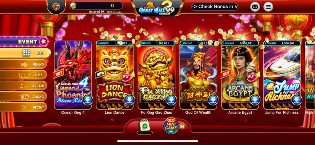 gw99 casino lobby